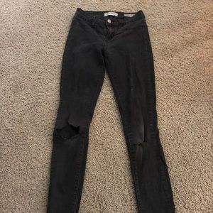 Black skinny jeans